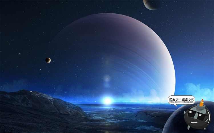 图片[7]-科幻太空黑洞星空宇宙地球航天创意合成插画海报PSD模板PS素材-设计猿