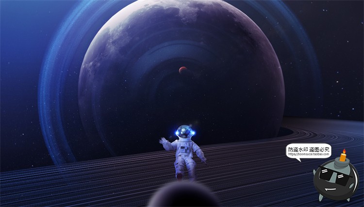 图片[16]-科幻太空黑洞星空宇宙地球航天创意合成插画海报PSD模板PS素材-设计猿