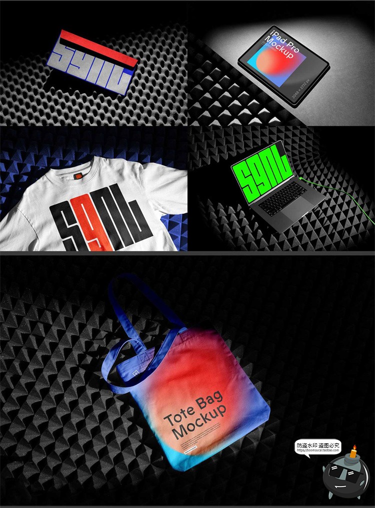 图片[3]-潮流品牌商务提案名片设备笔记本衍生效果展示样机PSD模板素材-设计猿