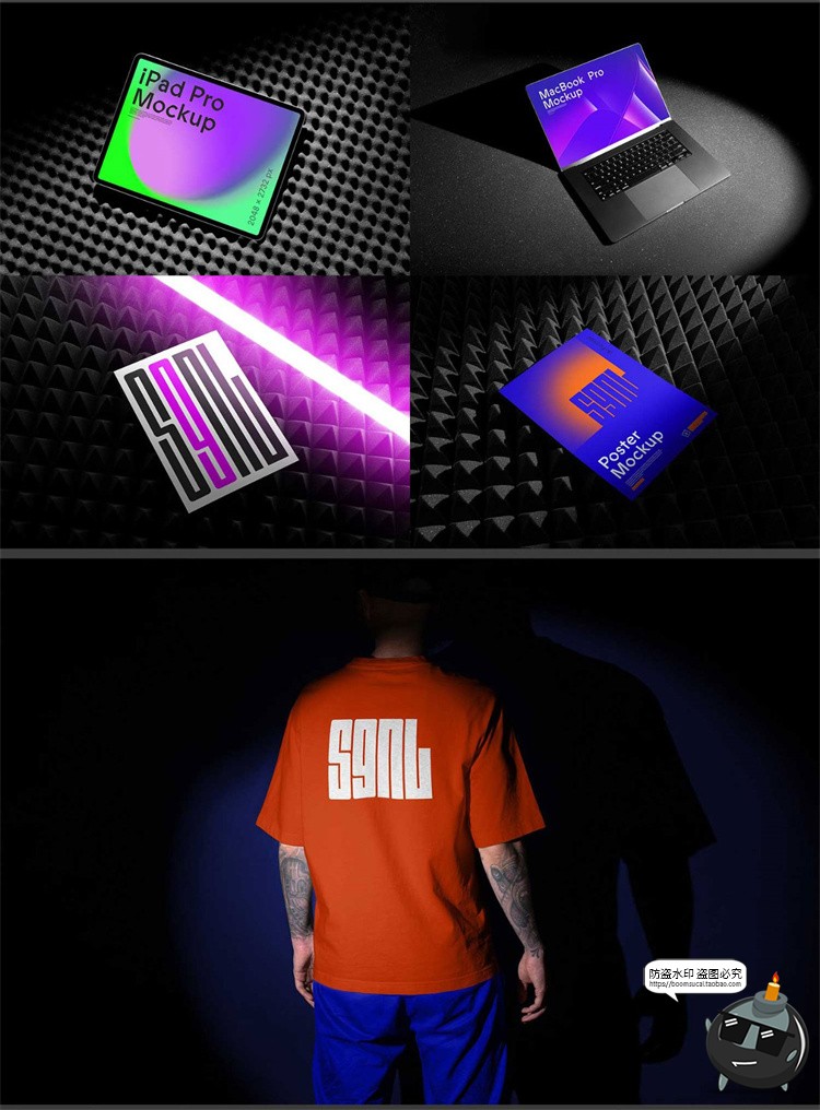 图片[6]-潮流品牌商务提案名片设备笔记本衍生效果展示样机PSD模板素材-设计猿