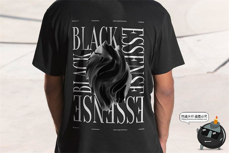 图片[10]-暗黑色主视觉图形3D立体高清抽象扭曲艺术几何PNG免抠图片素材-设计猿