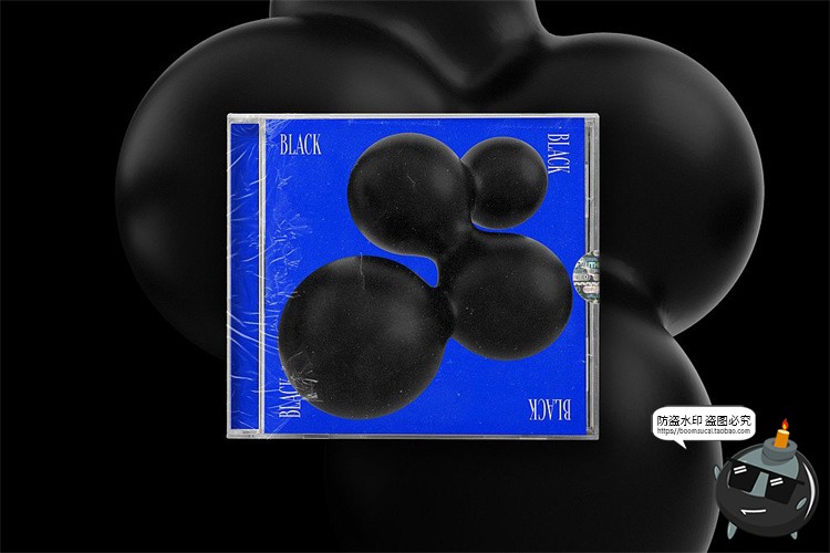 图片[12]-暗黑色主视觉图形3D立体高清抽象扭曲艺术几何PNG免抠图片素材-设计猿