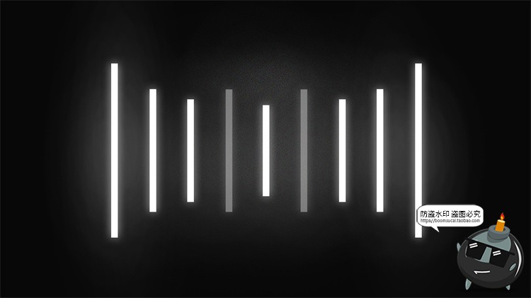 图片[3]-科幻未来线条空间线稿简约背景底纹PNG免抠装饰元素PSD模板PS素材-设计猿