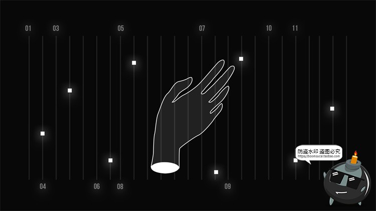 图片[10]-科幻未来线条空间线稿简约背景底纹PNG免抠装饰元素PSD模板PS素材-设计猿