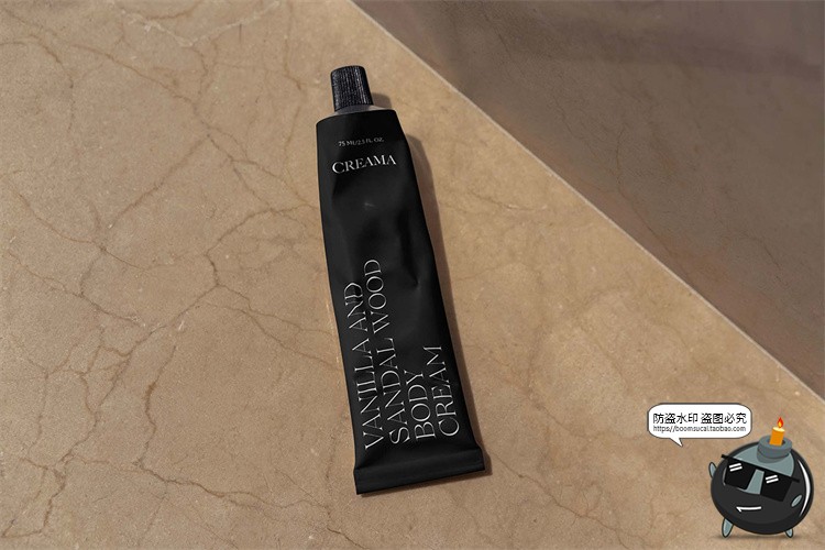 图片[5]-护手霜防晒霜金属铝药膏乳膏管包装贴图效果展示样机PSD模板素材-设计猿