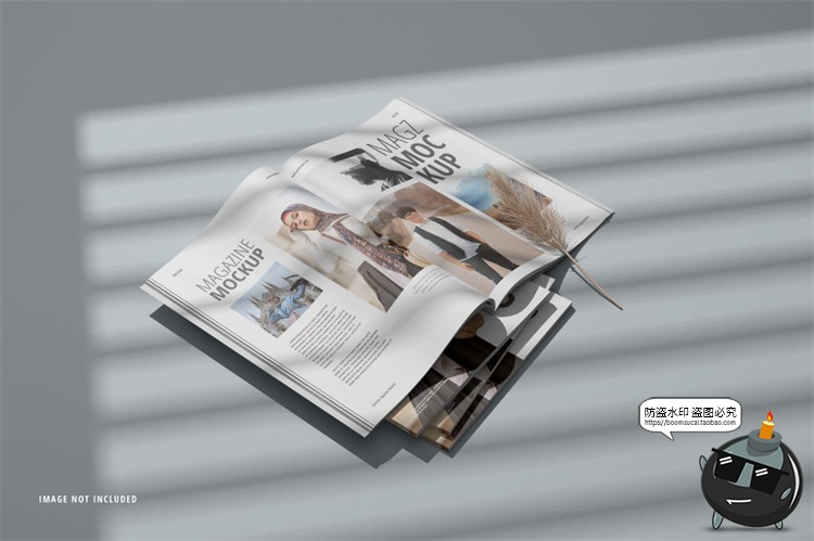 图片[7]-光影杂志画册书籍宣传册书刊样机智能贴图效果展示PSD模板PS素材-设计猿