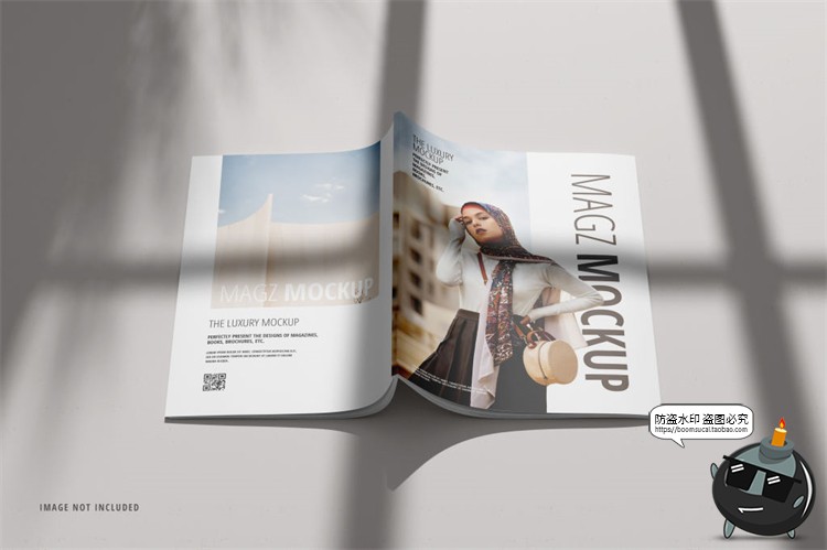 图片[8]-光影杂志画册书籍宣传册书刊样机智能贴图效果展示PSD模板PS素材-设计猿