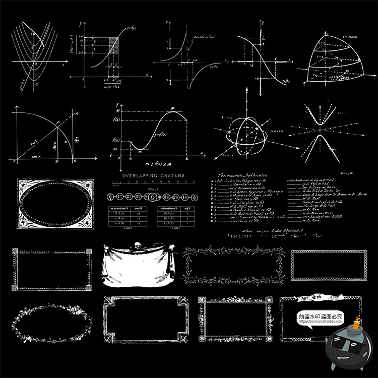 图片[6]-暗黑废土酸性机能风赛博朋克HUD科技元素图案AI矢量PSD模板PS素材-设计猿