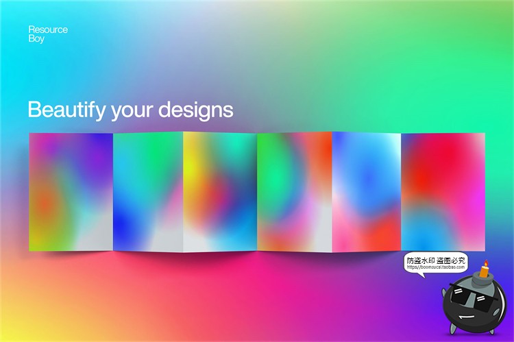 图片[1]-1000张渐变风背景合集色块晕染渐变装饰底纹后期合成JPG图片素材-设计猿