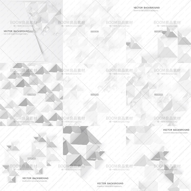 图片[2]-灰白简约3D立体方块线条抽象立方体组合几何背景AI矢量素材设计-设计猿