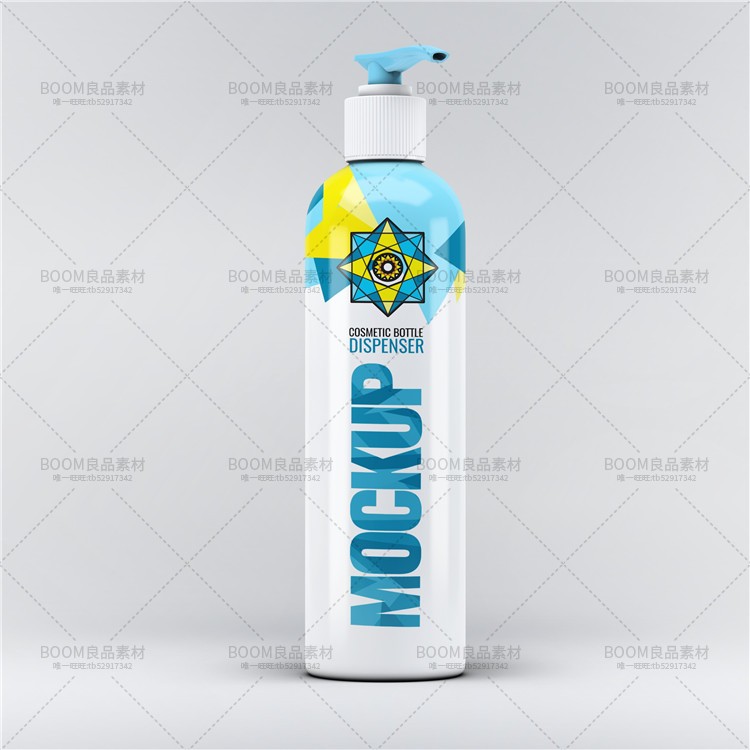 图片[2]-洗手液瓶沐浴露液瓶洗发水外包装贴图样机PSD模板2*6视角PS素材-设计猿