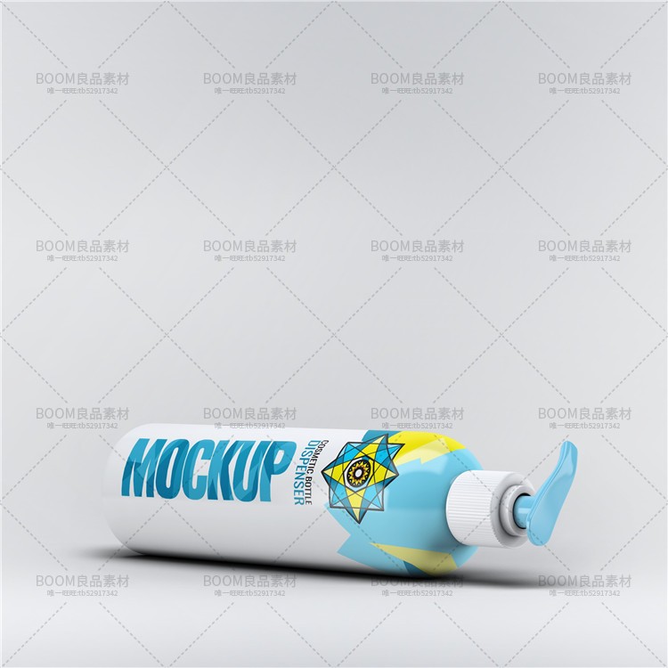 图片[4]-洗手液瓶沐浴露液瓶洗发水外包装贴图样机PSD模板2*6视角PS素材-设计猿