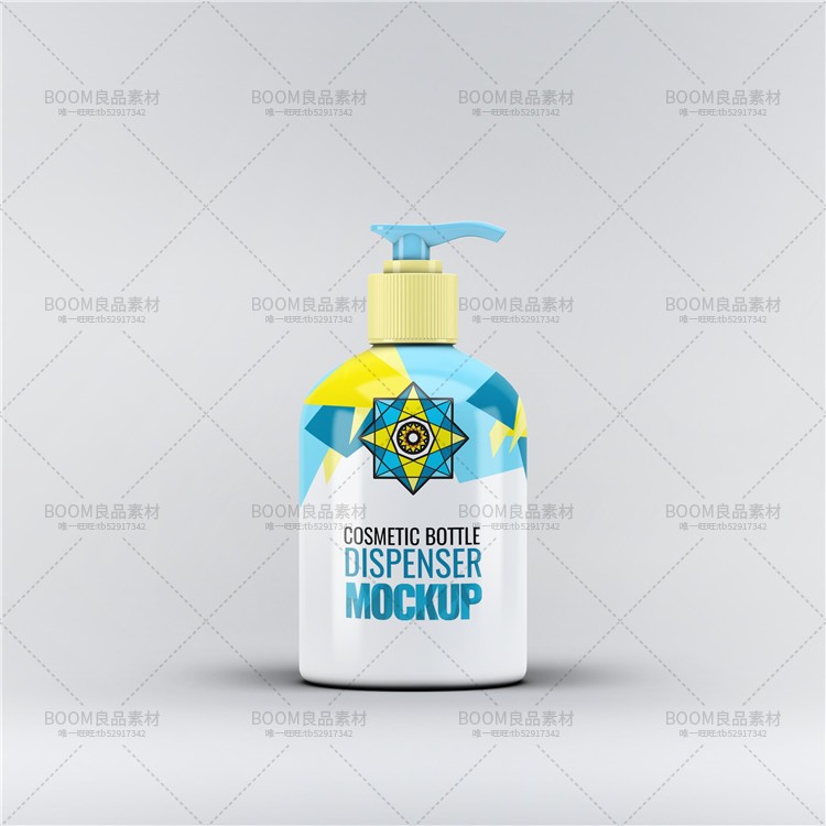 图片[7]-洗手液瓶沐浴露液瓶洗发水外包装贴图样机PSD模板2*6视角PS素材-设计猿