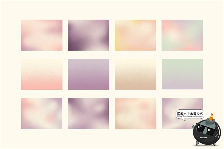 图片[12]-噪点半调复古颗粒几何图形拼贴渐变艺术背景底纹PNG免抠图片素材-设计猿