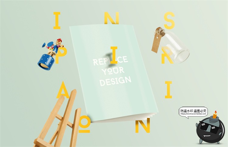 图片[10]-物品无重力漂浮悬空效果物件空中场景模拟效果样机PSD模板PS素材-设计猿