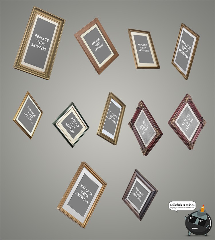 图片[17]-物品无重力漂浮悬空效果物件空中场景模拟效果样机PSD模板PS素材-设计猿