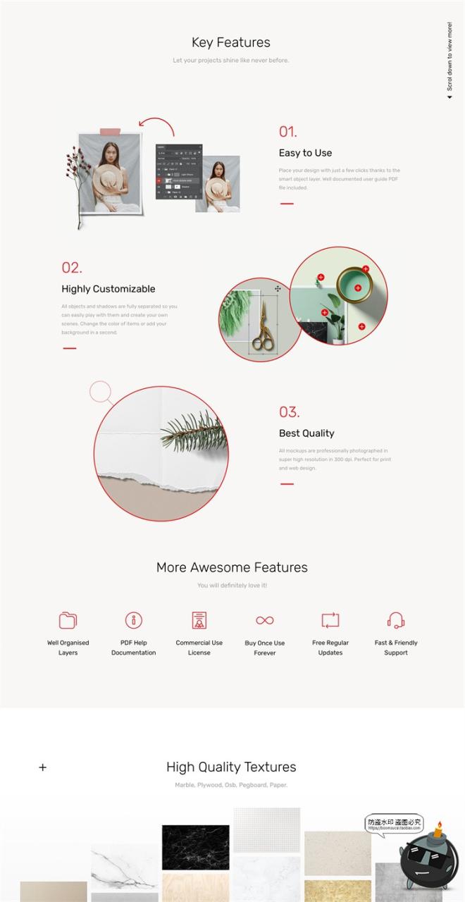 图片[4]-轻奢复古情绪板照片墙桌面场景mockup智能贴图样机PSD模版PS素材-设计猿