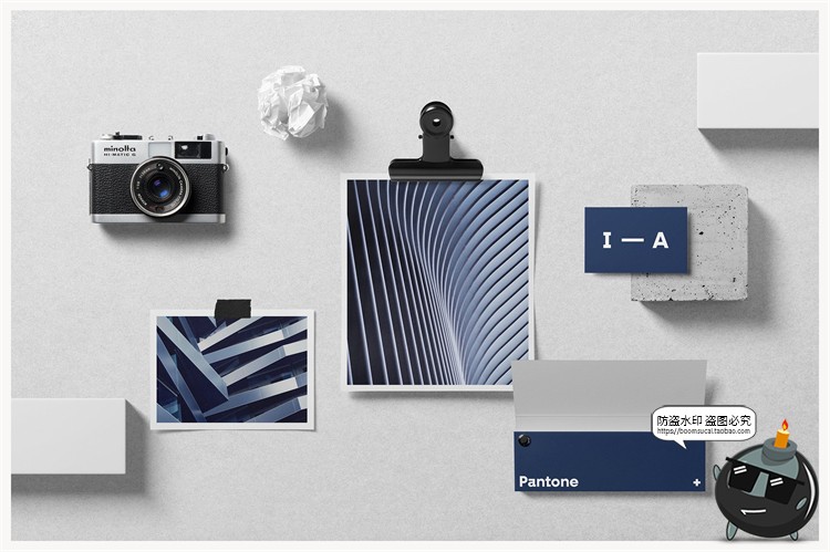 图片[14]-轻奢复古情绪板照片墙桌面场景mockup智能贴图样机PSD模版PS素材-设计猿