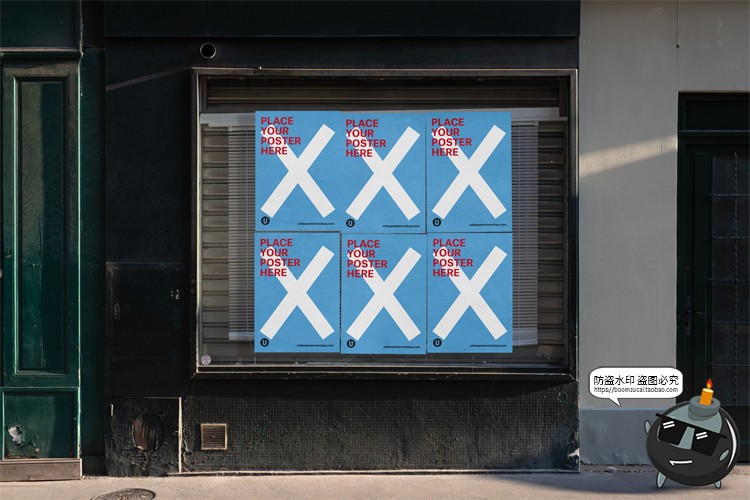 图片[5]-海外城市街头潮流宣传广告海报场景贴图mockups样机PSD模版PS素材-设计猿