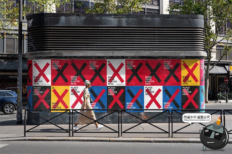 图片[7]-海外城市街头潮流宣传广告海报场景贴图mockups样机PSD模版PS素材-设计猿