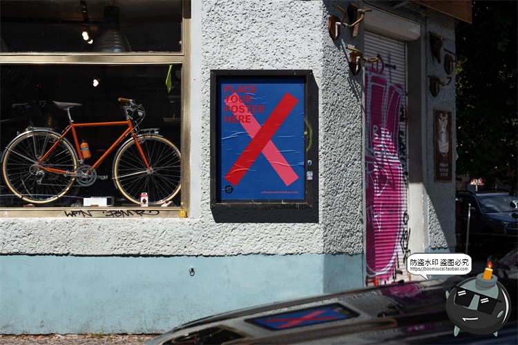 图片[17]-海外城市街头潮流宣传广告海报场景贴图mockups样机PSD模版PS素材-设计猿