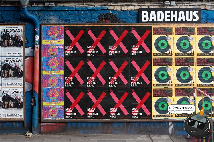 图片[19]-海外城市街头潮流宣传广告海报场景贴图mockups样机PSD模版PS素材-设计猿