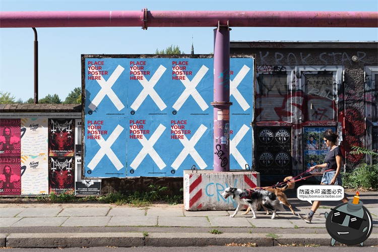 图片[22]-海外城市街头潮流宣传广告海报场景贴图mockups样机PSD模版PS素材-设计猿