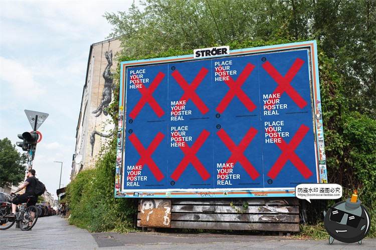 图片[24]-海外城市街头潮流宣传广告海报场景贴图mockups样机PSD模版PS素材-设计猿