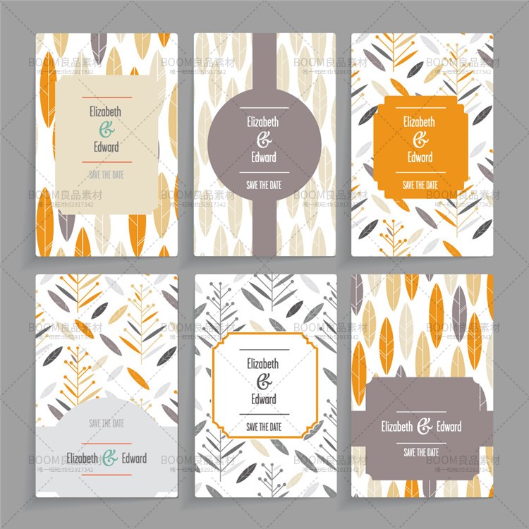 图片[6]-森系小清新花卉底纹卡片海报笔记本包装背景设计AI矢量图案素材-设计猿