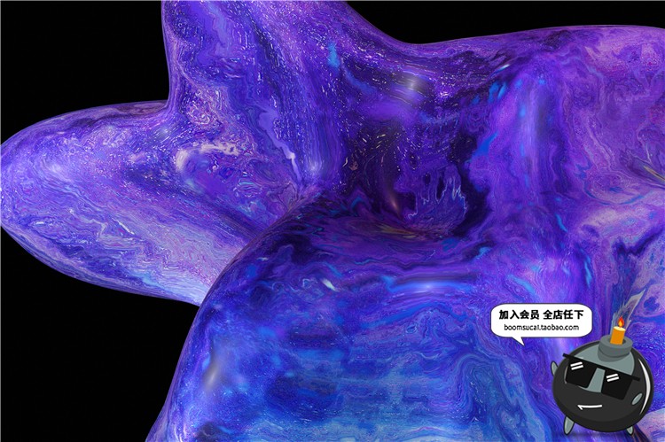 图片[10]-抽象绚丽炫彩星空抽象紫混蓝色大理石背景底纹JPG图片设计PS素材-设计猿