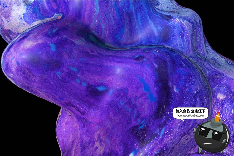 图片[12]-抽象绚丽炫彩星空抽象紫混蓝色大理石背景底纹JPG图片设计PS素材-设计猿