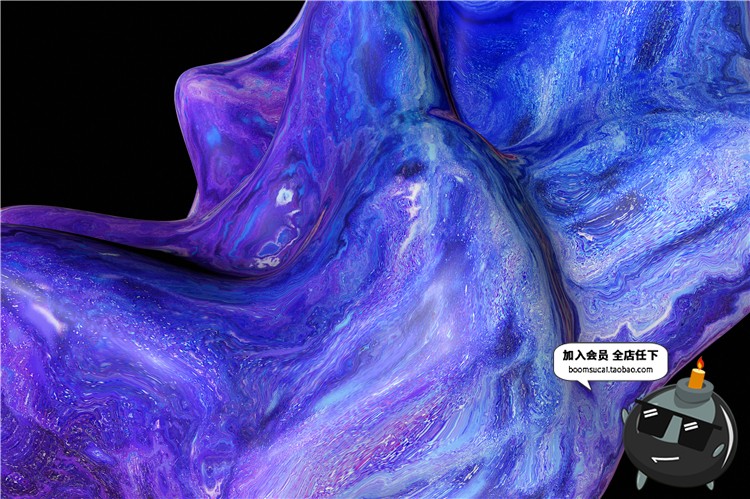图片[13]-抽象绚丽炫彩星空抽象紫混蓝色大理石背景底纹JPG图片设计PS素材-设计猿