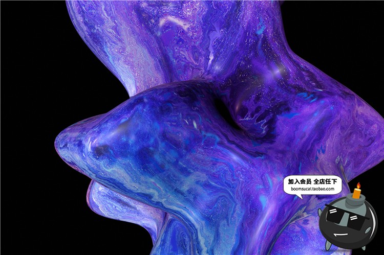 图片[14]-抽象绚丽炫彩星空抽象紫混蓝色大理石背景底纹JPG图片设计PS素材-设计猿