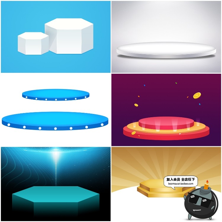 图片[10]-家装梦幻家居室内C4D风摆件场景家具静物花瓶时尚PSD背景模板素材-设计猿