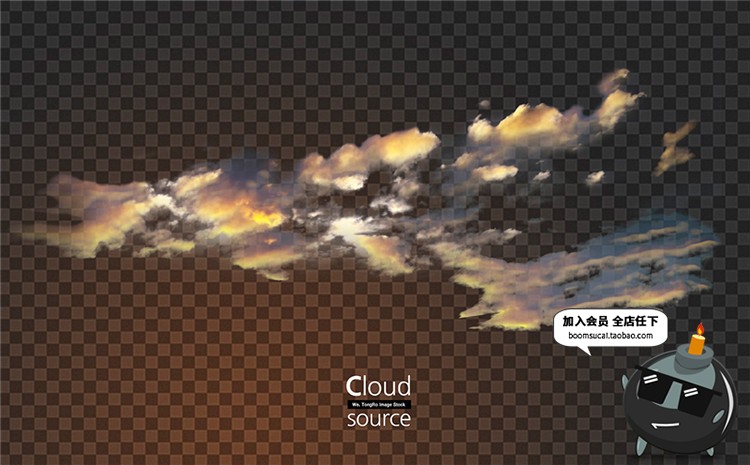 图片[21]-高清天空白云云朵带通道合成PSD透明分图层免抠PSD模板元素PS素材-设计猿