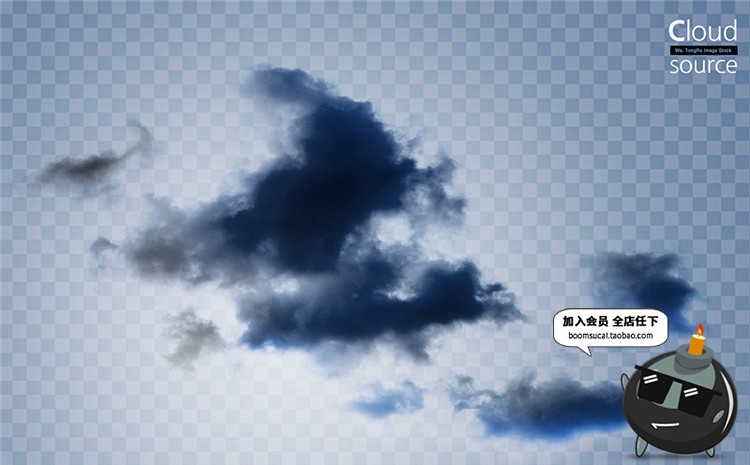 图片[32]-高清天空白云云朵带通道合成PSD透明分图层免抠PSD模板元素PS素材-设计猿