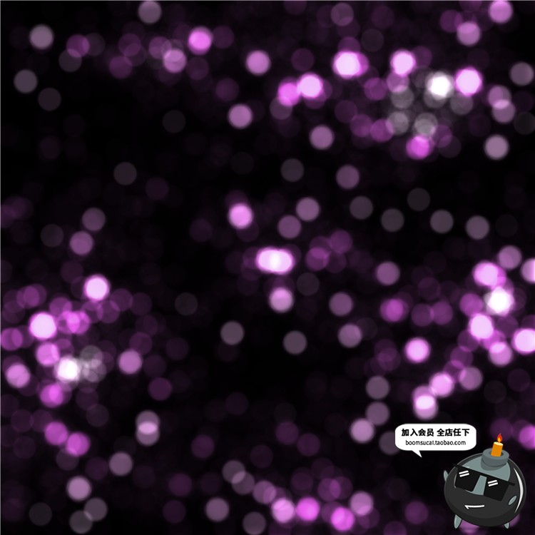 图片[7]-紫色优雅闪光散颗粒光晕光斑闪烁景后期效果高清图片JPG背景素材-设计猿