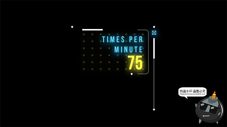 图片[11]-科技风文本框赛博HUD霓虹发光科幻未来机能标题排版​PSD模板素材-设计猿