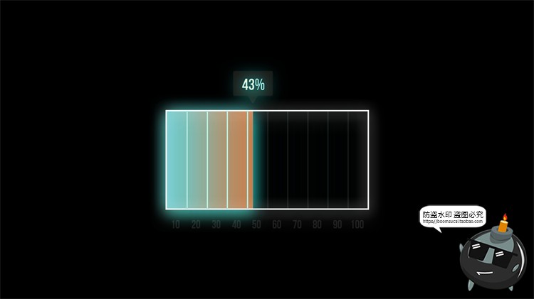 图片[15]-赛博HUD霓虹发光科幻未来进度条正在加载符号标志图标​PSD素材-设计猿