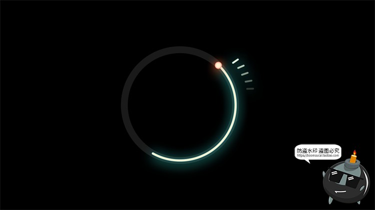 图片[17]-赛博HUD霓虹发光科幻未来进度条正在加载符号标志图标​PSD素材-设计猿