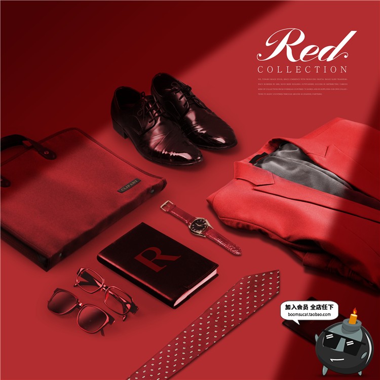 图片[16]-美妆专题大红妖艳礼品包装电商活动海报广告PSD模版设计PS素材16.8-设计猿