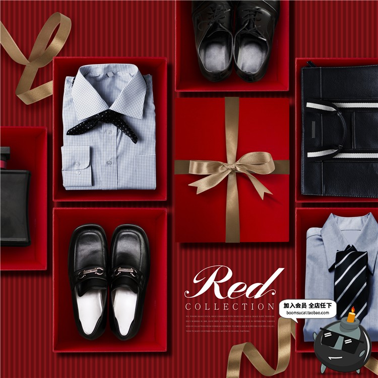 图片[18]-美妆专题大红妖艳礼品包装电商活动海报广告PSD模版设计PS素材16.8-设计猿