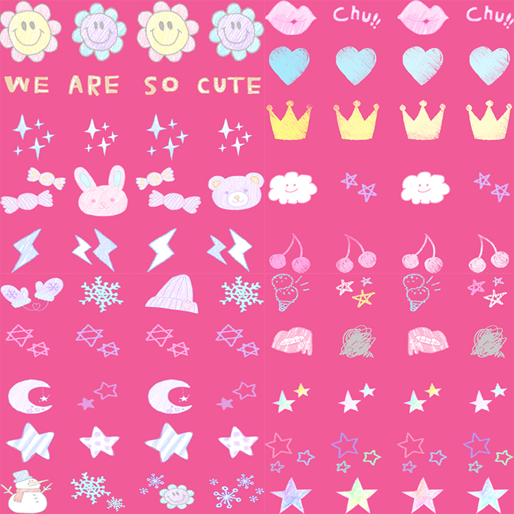 图片[1]-免扣可爱卡通手绘分割线分界线装修宝贝详情描述PNG透明设计素材-设计猿