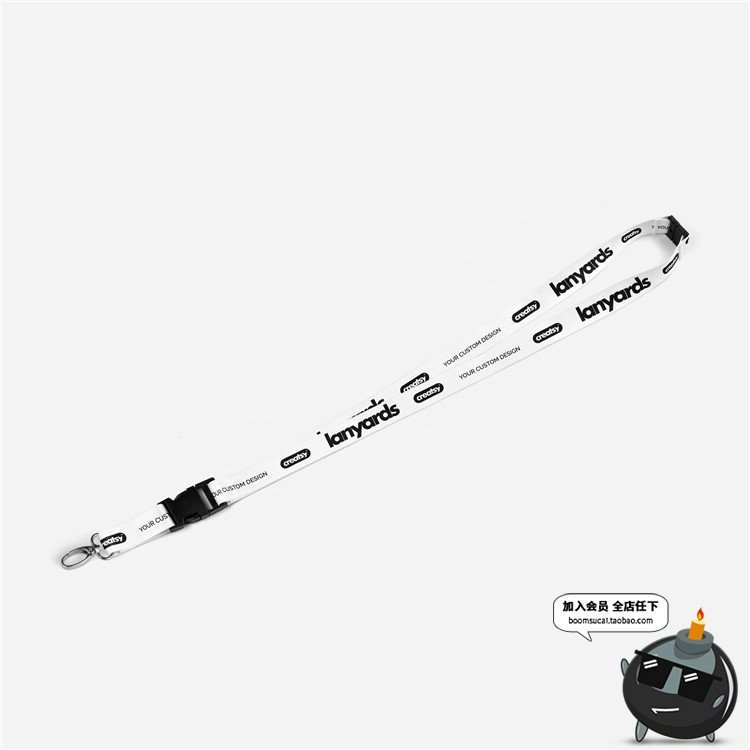 图片[1]-工作证工作牌挂绳吊绳样机效果图展示文创VI贴图PSD模板素材-设计猿