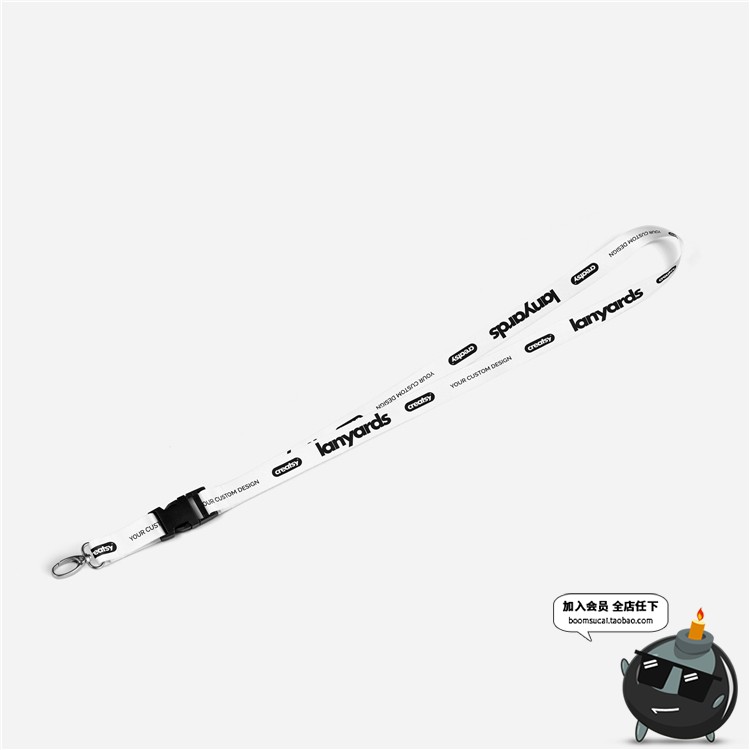 图片[2]-工作证工作牌挂绳吊绳样机效果图展示文创VI贴图PSD模板素材-设计猿