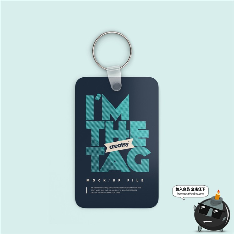 图片[10]-工作证工作牌挂绳吊绳样机效果图展示文创VI贴图PSD模板素材-设计猿