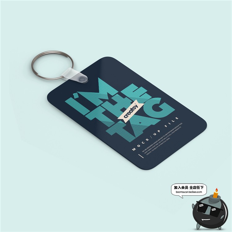 图片[11]-工作证工作牌挂绳吊绳样机效果图展示文创VI贴图PSD模板素材-设计猿