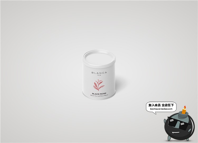 图片[9]-茶叶VI包装盒袋罐瓶logo展示设计贴图文创样机PSD模板PS素材-设计猿