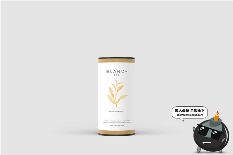 图片[15]-茶叶VI包装盒袋罐瓶logo展示设计贴图文创样机PSD模板PS素材-设计猿