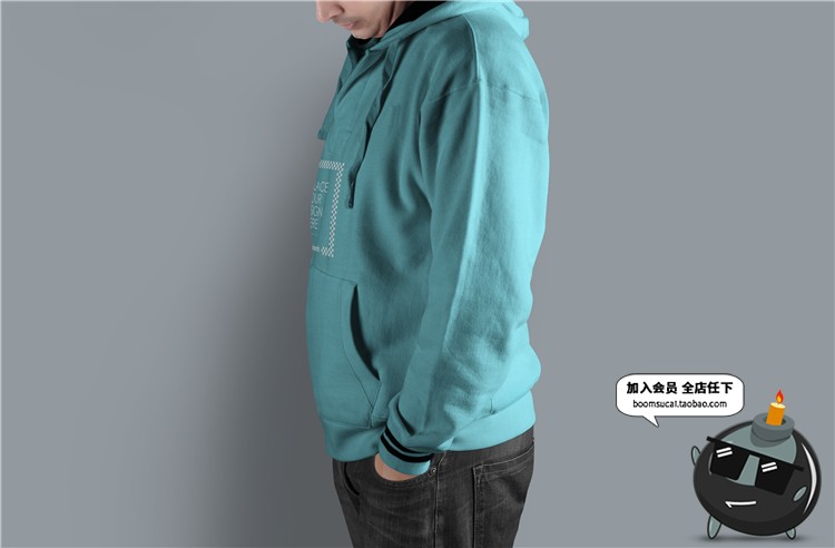 图片[6]-流行潮流男款卫衣外套连帽衫套头衫设计展示PSD贴图文创样机素材-设计猿